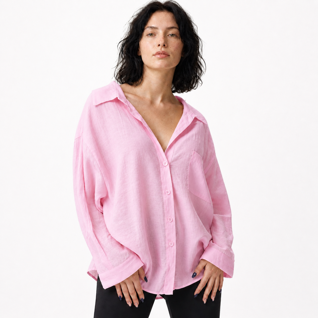 Oversize Poplin Gömlek